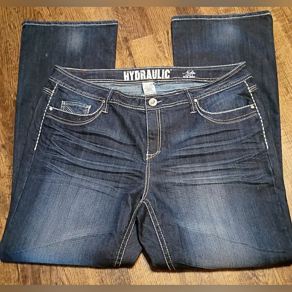 Hydraulic Brand Women's Jeans Size 20 "Nolita" Curvy Slim Boot Cut Pre-owned - Picture 3 of 11